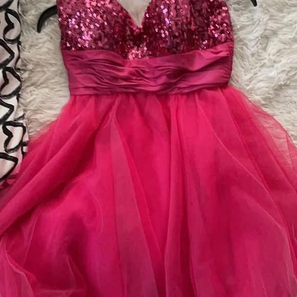 Pink Sparkle Dress Size Small Super Cute Pink Dress | Color: Pink | Size: S | Adrianna321'S Closet